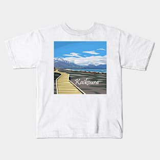 Kaikoura, New Zealand by Ira Mitchell-Kirk Kids T-Shirt